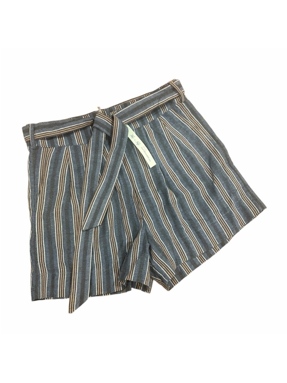 NWT She + Sky Striped Shorts